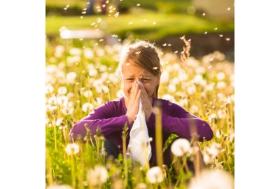 Girl with Allergies