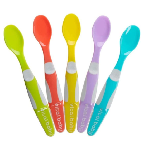 Vital Baby Weaning Spoons 5pk