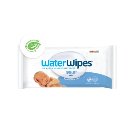 Water Wipes Biodegradable Baby Wipes 60pk